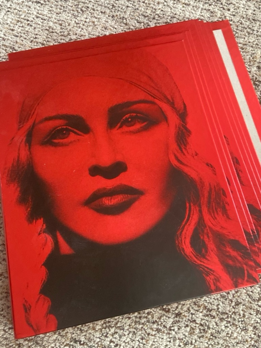 Adam Red Portrait Pop Art Print